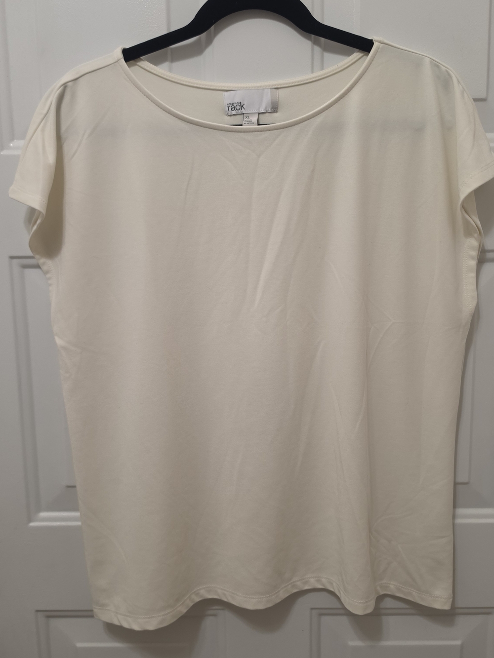 Nordstrom Rack Ivory Modal Blend Top (XL)